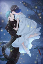 Colored Sketch 2 Thigh Ups