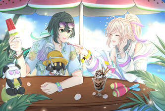 Colored Sketch 3 Fullbodies